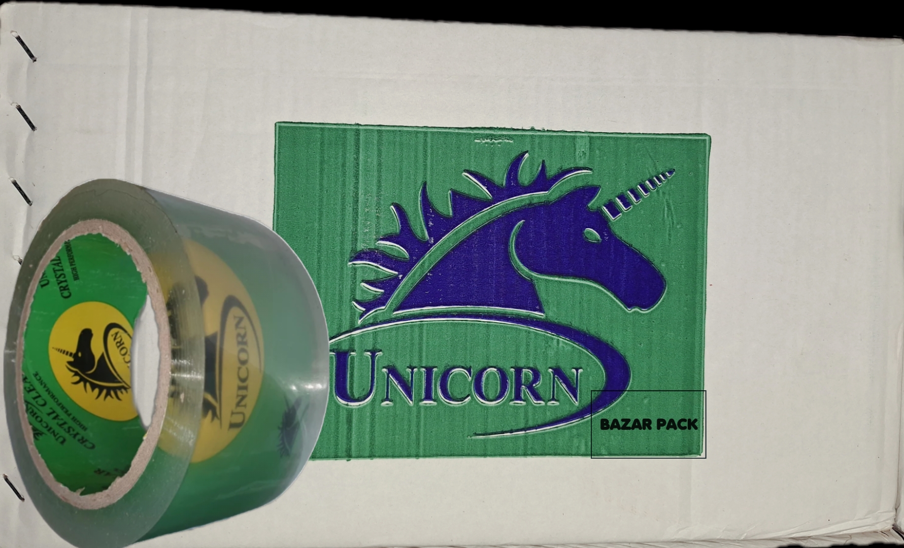 چسب پهن ۹۰یاردی یونیکورن unicorn (کارتن ۶۰ عددی)